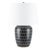 Safavieh Aela Table Lamp Black Ceramic TBL2000A