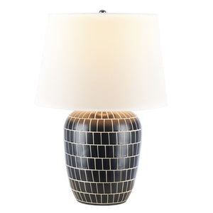 Safavieh Aela Table Lamp Black Ceramic TBL2000A