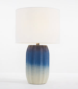 Safavieh Adley Table Lamp Blue/White Ceramic TBL2001A