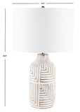 Safavieh Dione Table Lamp Ivory Wood TBL2006A