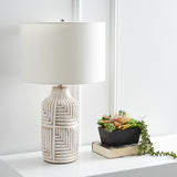 Safavieh Dione Table Lamp Ivory Wood TBL2006A