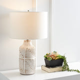 Safavieh Dione Table Lamp Ivory Wood TBL2006A