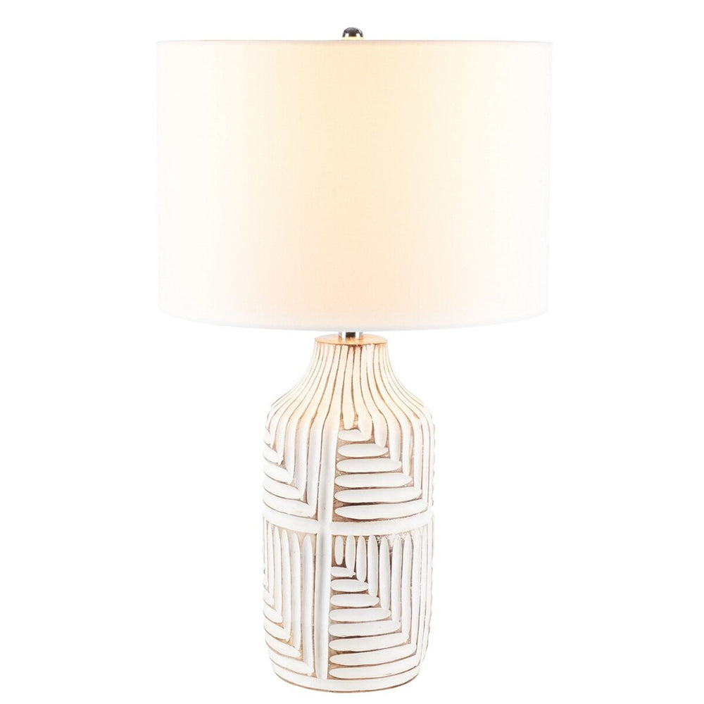Safavieh Dione Table Lamp Ivory Wood TBL2006A