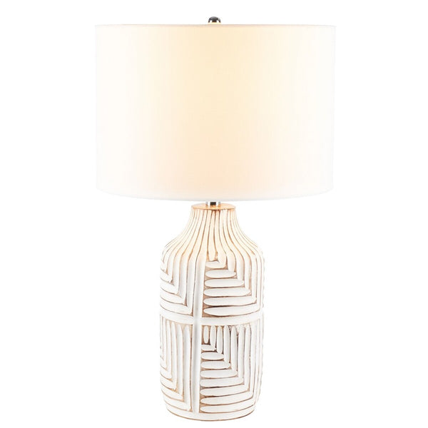Safavieh Dione Table Lamp Ivory Wood TBL2006A