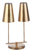 Safavieh Rianon Table Lamp 22.5" Brass Gold Metal TBL4039A 889048324756