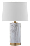 Clarabel Marble 18.25-Inch H Table Lamp