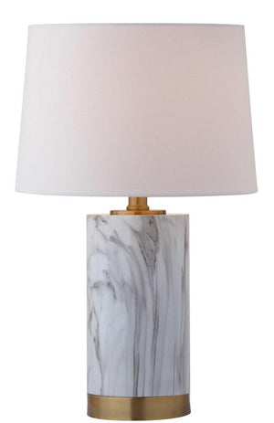 Clarabel Marble 18.25-Inch H Table Lamp