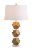 Safavieh Cashel Table Lamp Gold Off White Cotton Metal TBL4054A 889048407169