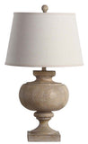 Safavieh Prescott Table Lamp Wood 31" Oatmeal Gold Cotton Resin TBL4063A 889048401501