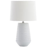 Safavieh Stark, 20.5 Inch, White, Ceramic/Iron Table Lamp W/ Usb Port​ White Ceramic TBL4087A-U