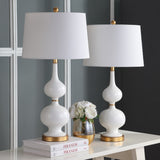 Safavieh - Set of 2 - Myla Table Lamp White / Gold TBL4119A-SET2 889048561250