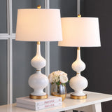 Safavieh - Set of 2 - Myla Table Lamp White / Gold TBL4119A-SET2 889048561250