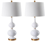 Myla Table Lamp White / Gold - Set of 2