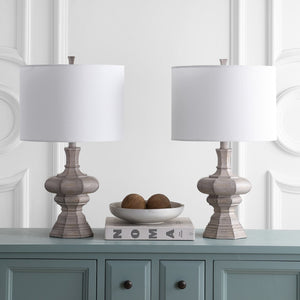 Safavieh - Set of 2 - Melville Table Lamp White TBL4180A-SET2 889048618169