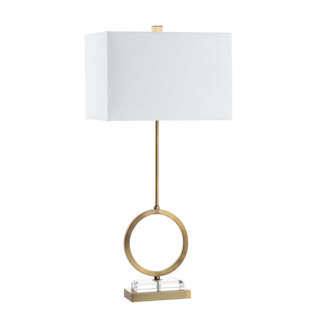 Safavieh - Set of 2 - Kaden Table Lamp in Clear Brass Gold TBL4193A-SET2