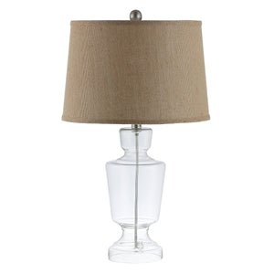 Amby Clear Glass Table Lamp Set of 2 - Elegant Modern Design for Contemporary Interiors