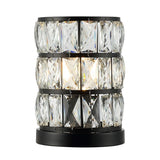 Alva Acrylic Table Lamp in Black