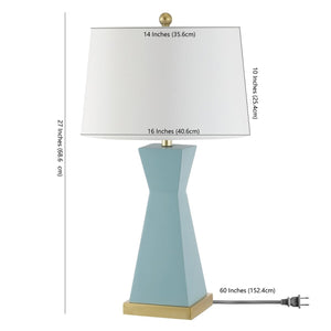 Onder Table Lamp Set of 2 - Sophisticated Geometric Design with Elegant Gold Base for Your Home