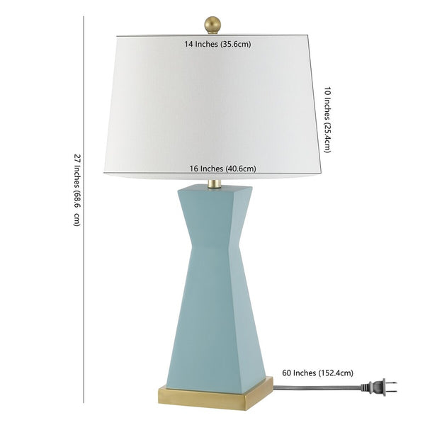 Onder Table Lamp Set of 2 - Sophisticated Geometric Design with Elegant Gold Base for Your Home