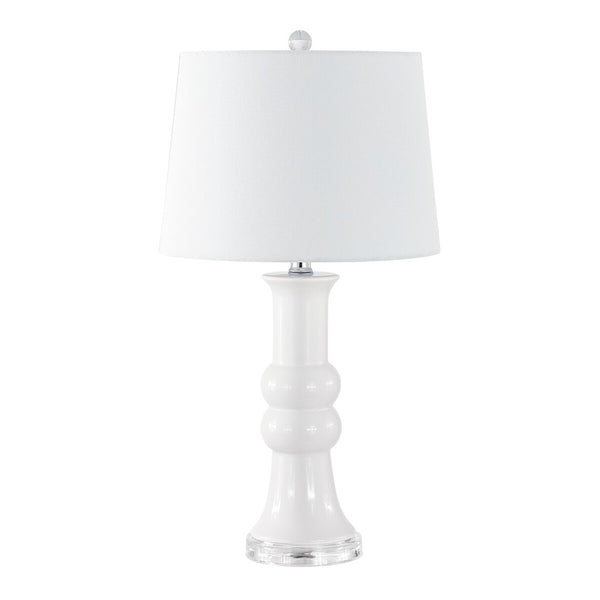 Lamber Table Lamp Set of 2 - Elegant Hourglass Design with Acrylic Base for Modern Home Décor