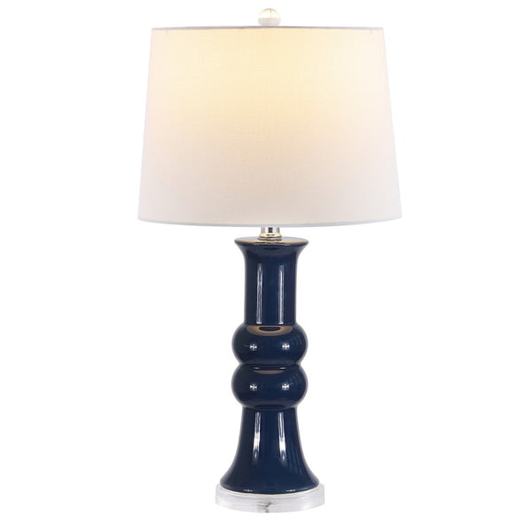 Lamber Table Lamp Set of 2 - Elegant Hourglass Design with Acrylic Base for Modern Home Décor