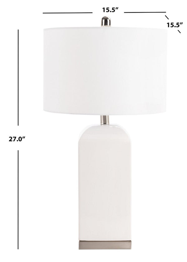 Safavieh Ernia Table Lamp in White - Set of 2 TBL7005A-SET2