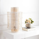 Safavieh Hemera Table Lamp White Washed Rattan TBL9014C