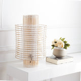 Safavieh Hemera Table Lamp White Washed Rattan TBL9014C