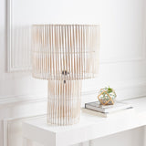 Safavieh Elara Table Lamp White Rattan TBL9015B