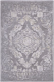 Tibetan TBT-2301 Traditional Polypropylene, Polyester Rug TBT2301-93123 Medium Gray, Charcoal, Cream, Khaki 80% Polypropylene, 20% Polyester 9' x 12'4"