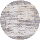 Tibetan TBT-2304 Modern Polypropylene, Polyester Rug TBT2304-710RD Khaki, Cream, Medium Gray, Charcoal 80% Polypropylene, 20% Polyester 7'10" Round