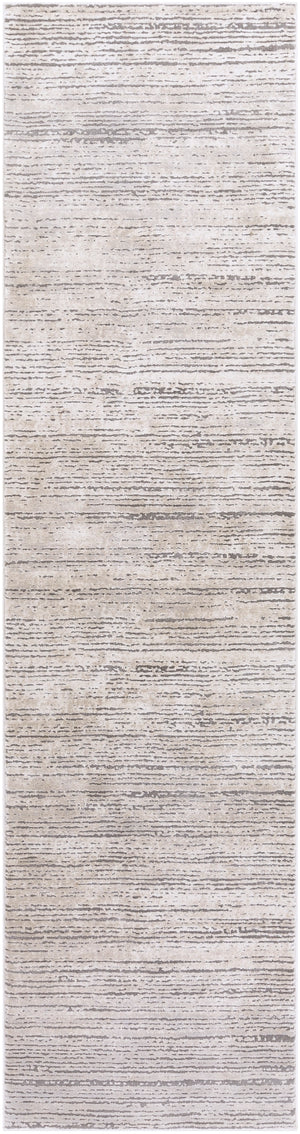 Tibetan TBT-2308 Modern Polypropylene, Polyester Rug TBT2308-2712 Khaki, Taupe, Medium Gray, Ivory 80% Polypropylene, 20% Polyester 2'7" x 12'