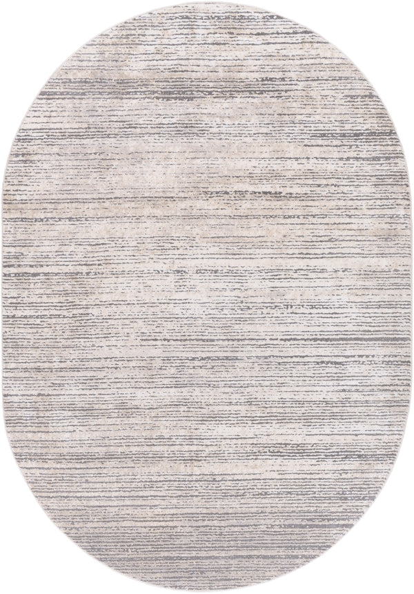 Tibetan TBT-2308 Modern Polypropylene, Polyester Rug TBT2308-6796OV Khaki, Taupe, Medium Gray, Ivory 80% Polypropylene, 20% Polyester 6'7" x 9'6" Oval