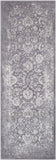 Tibetan TBT-2309 Traditional Polypropylene, Polyester Rug TBT2309-2776 Medium Gray, Ivory, Taupe, Charcoal 80% Polypropylene, 20% Polyester 2'7" x 7'7"