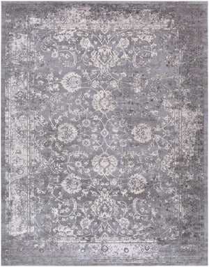 Tibetan TBT-2309 Traditional Polypropylene, Polyester Rug TBT2309-710103 Medium Gray, Ivory, Taupe, Charcoal 80% Polypropylene, 20% Polyester 7'10" x 10'2"
