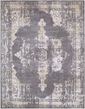 Tibetan TBT-2310 Traditional Polypropylene, Polyester Rug TBT2310-710103 Medium Gray, Charcoal, Cream, Khaki 80% Polypropylene, 20% Polyester 7'10" x 10'2"