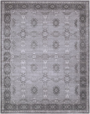 Tibetan TBT-2311 Traditional Polypropylene, Polyester Rug TBT2311-710103 Taupe, Medium Gray, Ivory 80% Polypropylene, 20% Polyester 7'10" x 10'2"