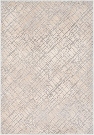 Tibetan TBT-2314 Modern Polypropylene, Polyester Rug TBT2314-93123 Medium Gray, Cream, Taupe, Charcoal 80% Polypropylene, 20% Polyester 9' x 12'4"