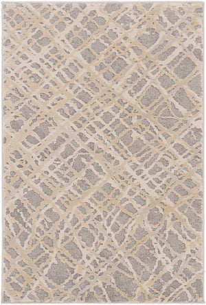 Tibetan TBT-2316 Modern Polypropylene, Polyester Rug TBT2316-93123 Charcoal, Taupe, Khaki, Medium Gray, Cream 80% Polypropylene, 20% Polyester 9' x 12'4"