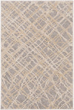 Tibetan TBT-2316 Modern Polypropylene, Polyester Rug TBT2316-93123 Charcoal, Taupe, Khaki, Medium Gray, Cream 80% Polypropylene, 20% Polyester 9' x 12'4"