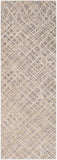 Tibetan TBT-2316 Modern Polypropylene, Polyester Rug TBT2316-2776 Charcoal, Taupe, Khaki, Medium Gray, Cream 80% Polypropylene, 20% Polyester 2'7" x 7'7"