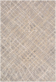 Tibetan TBT-2316 Modern Polypropylene, Polyester Rug TBT2316-5376 Charcoal, Taupe, Khaki, Medium Gray, Cream 80% Polypropylene, 20% Polyester 5'3" x 7'7"