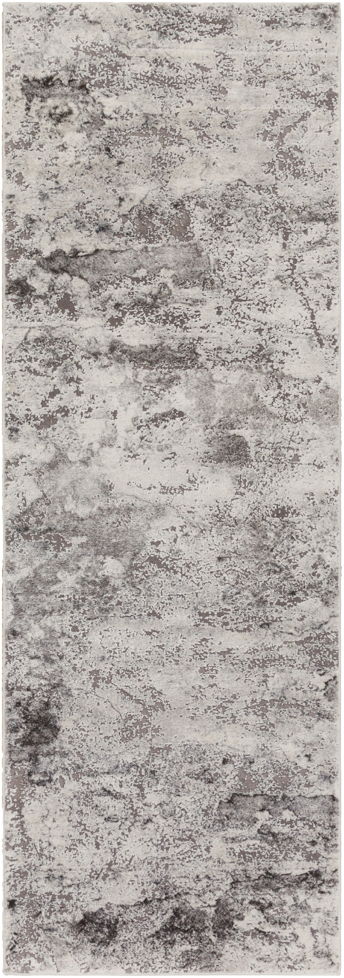 Tibetan TBT-2320 Modern Polypropylene, Polyester Rug TBT2320-93123 Medium Gray, Charcoal, Light Gray, White 80% Polypropylene, 20% Polyester 9' x 12'4"