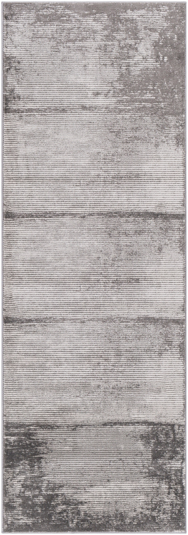 Tibetan TBT-2327 Modern Polypropylene, Polyester Rug TBT2327-2777 Taupe, Ivory, Charcoal 78% Polypropylene, 22% Polyester 2'7" x 7'7"