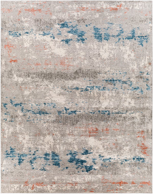 Tibetan TBT-2328 Modern Polypropylene, Polyester Rug TBT2328-710102 Coral, Ivory, Taupe, Dark Green, Teal, Rust 78% Polypropylene, 22% Polyester 7'10" x 10'2"