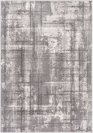 Tibetan TBT-2332 Modern Polypropylene, Polyester Rug TBT2332-9124 Ivory, Taupe, Charcoal 78% Polypropylene, 22% Polyester 9' x 12'4"