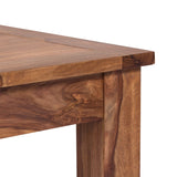 Porter Designs Urban Solid Sheesham Wood 72" - 96" Butterfly Extension Contemporary Dining Table Natural 07-117-01-1127