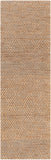 Trace TCE-2300 Modern Jute Rug TCE2300-268 Camel, Black, Beige 100% Jute 2'6" x 8'