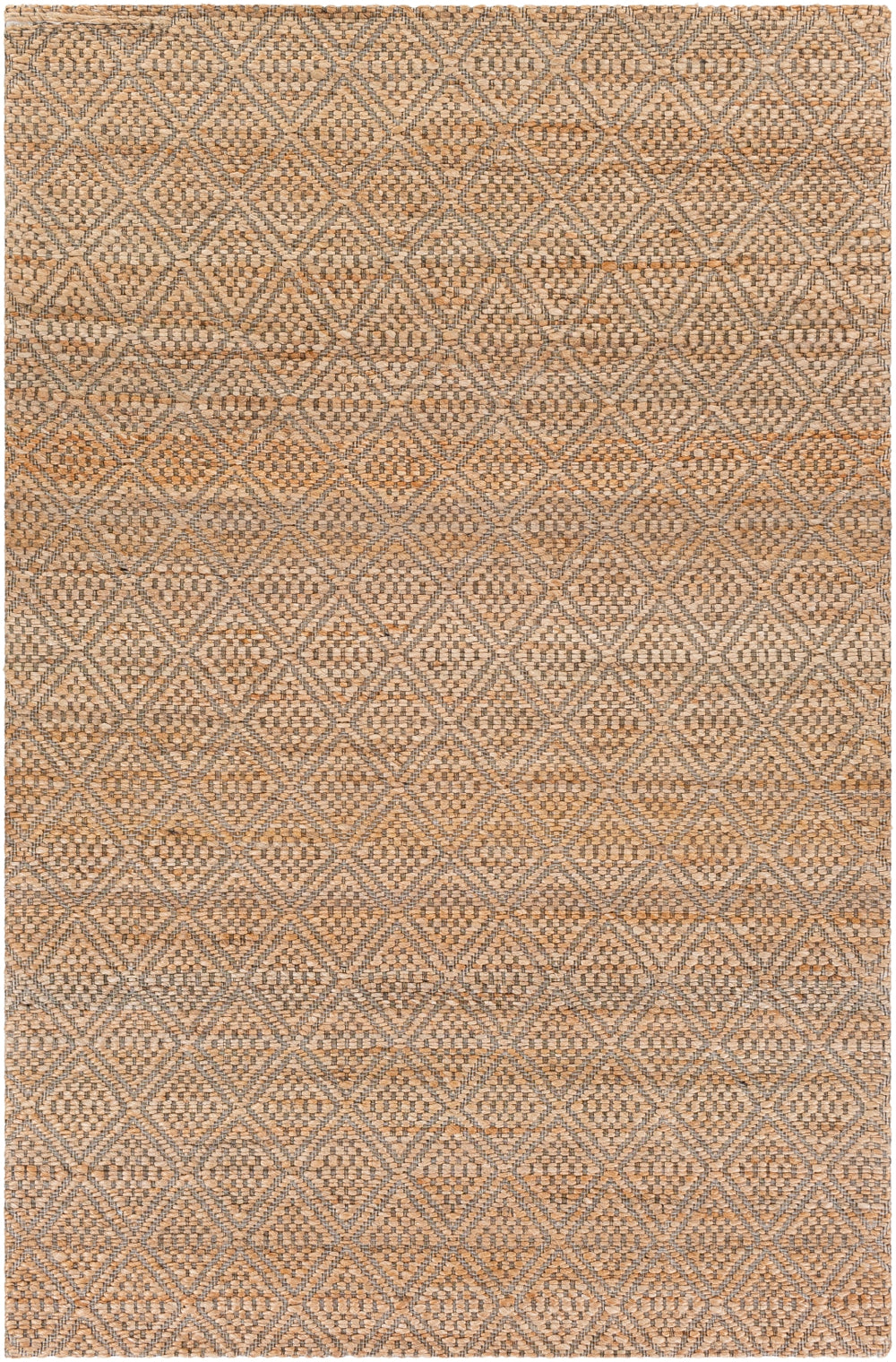 Trace TCE-2300 Modern Jute Rug TCE2300-81012 Camel, Black, Beige 100% Jute 8'10" x 12'