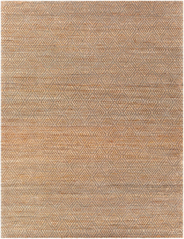 Trace TCE-2300 Modern Jute Rug TCE2300-810 Camel, Black, Beige 100% Jute 8' x 10'